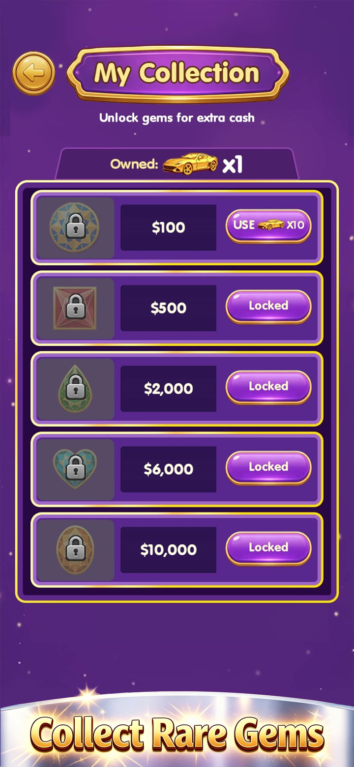 In-game screenshot: Gold Merge Mania gameplay 4